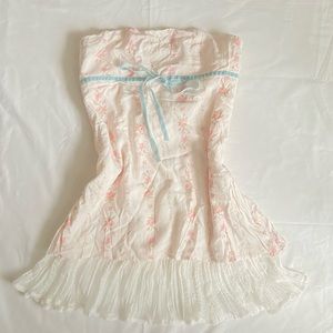 princess polly strapless rose mini slip